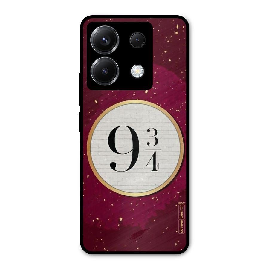 Magic Number Metal Back Case for Poco X6