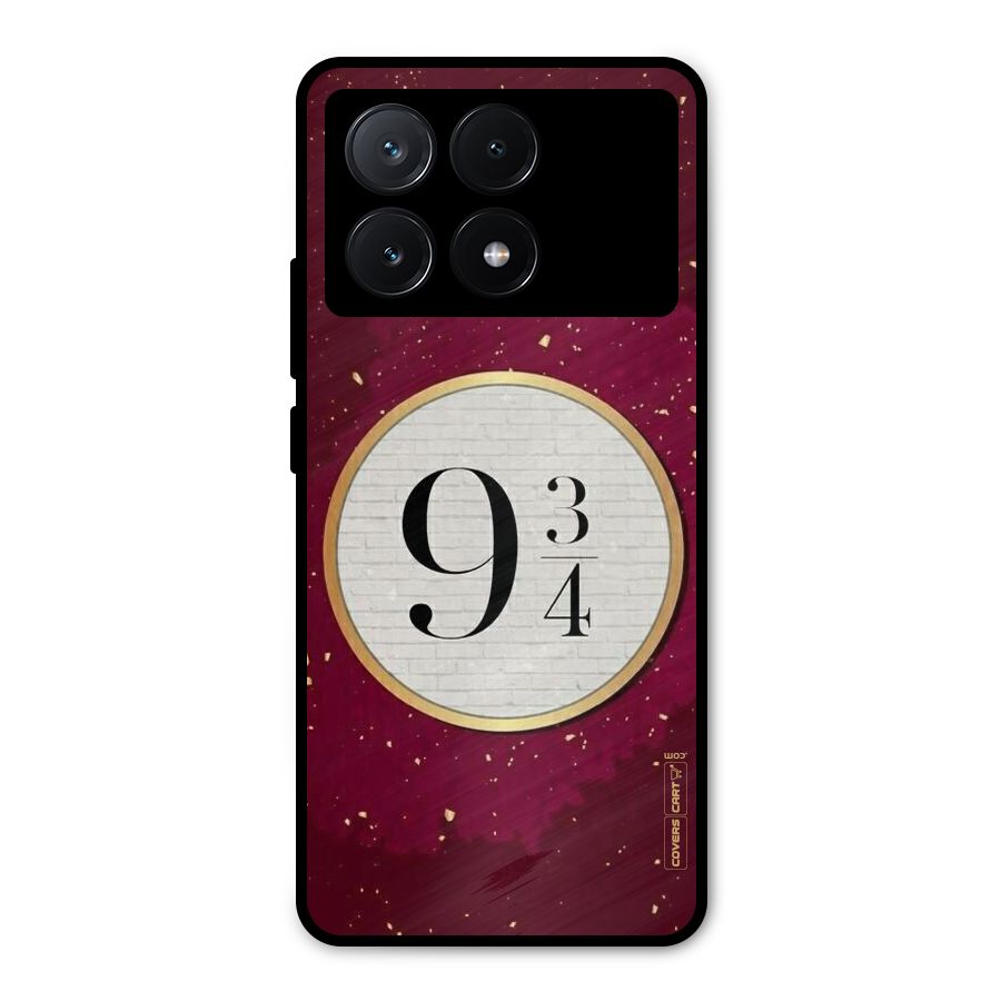 Magic Number Metal Back Case for Poco X6 Pro