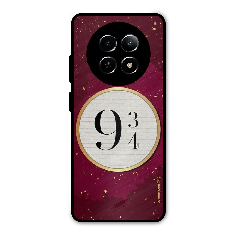 Magic Number Metal Back Case for Realme 12x 5G
