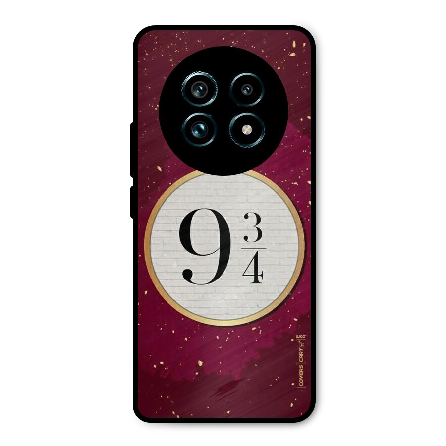 Magic Number Metal Back Case for Realme 13 Pro Plus