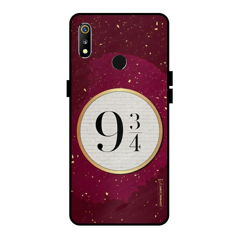 Magic Number Metal Back Case for Realme 3i