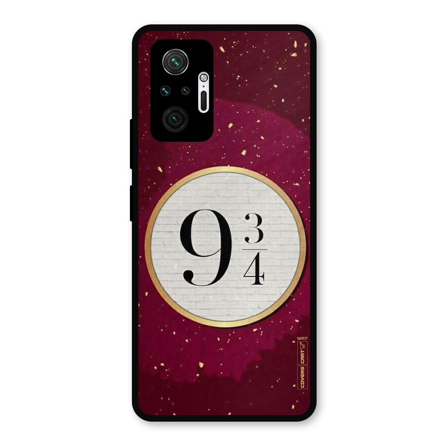 Magic Number Metal Back Case for Redmi Note 10 Pro