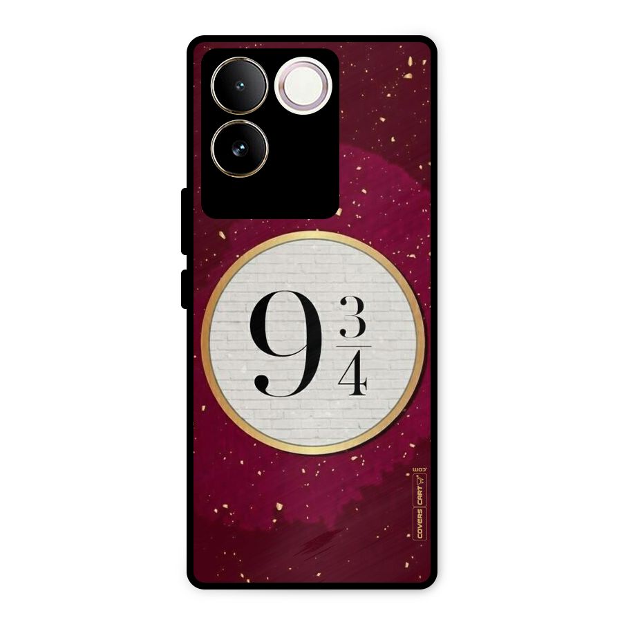 Magic Number Metal Back Case for Vivo T2 Pro