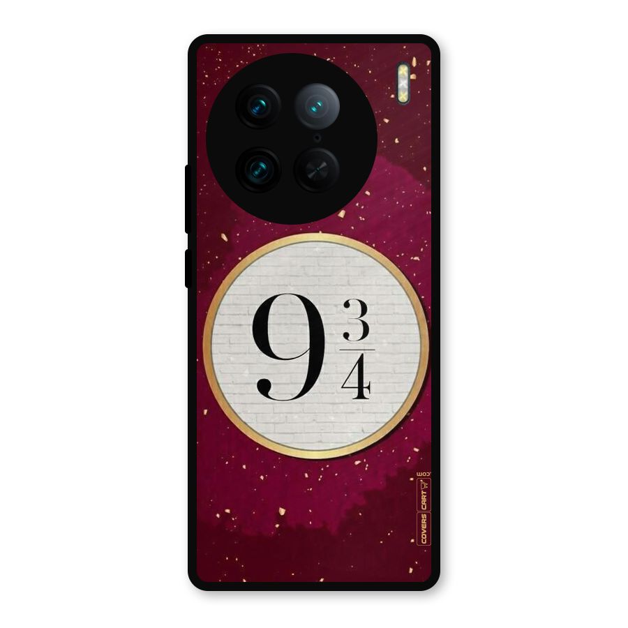 Magic Number Metal Back Case for Vivo X90 Pro