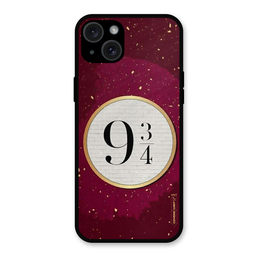 Magic Number Metal Back Case for iPhone 15 Plus