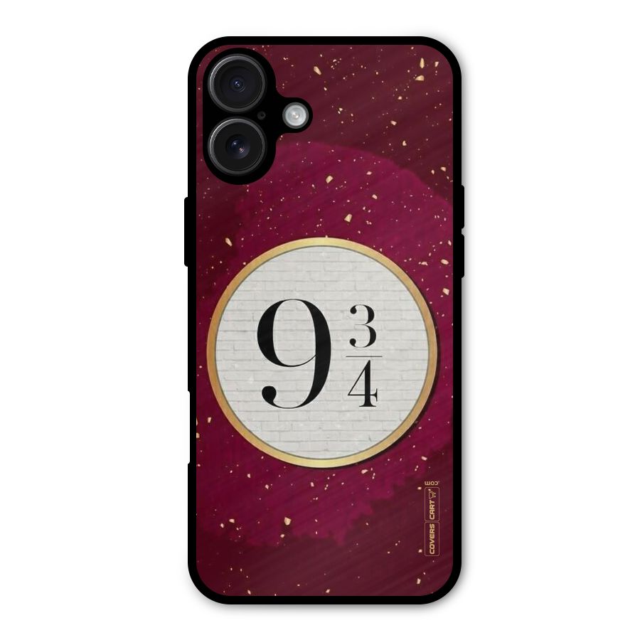 Magic Number Metal Back Case for iPhone 16 Plus