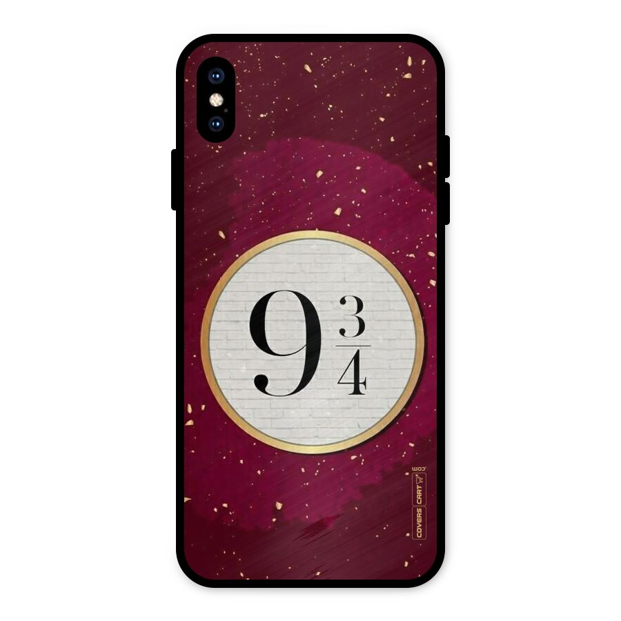 Magic Number Metal Back Case for iPhone XS Max