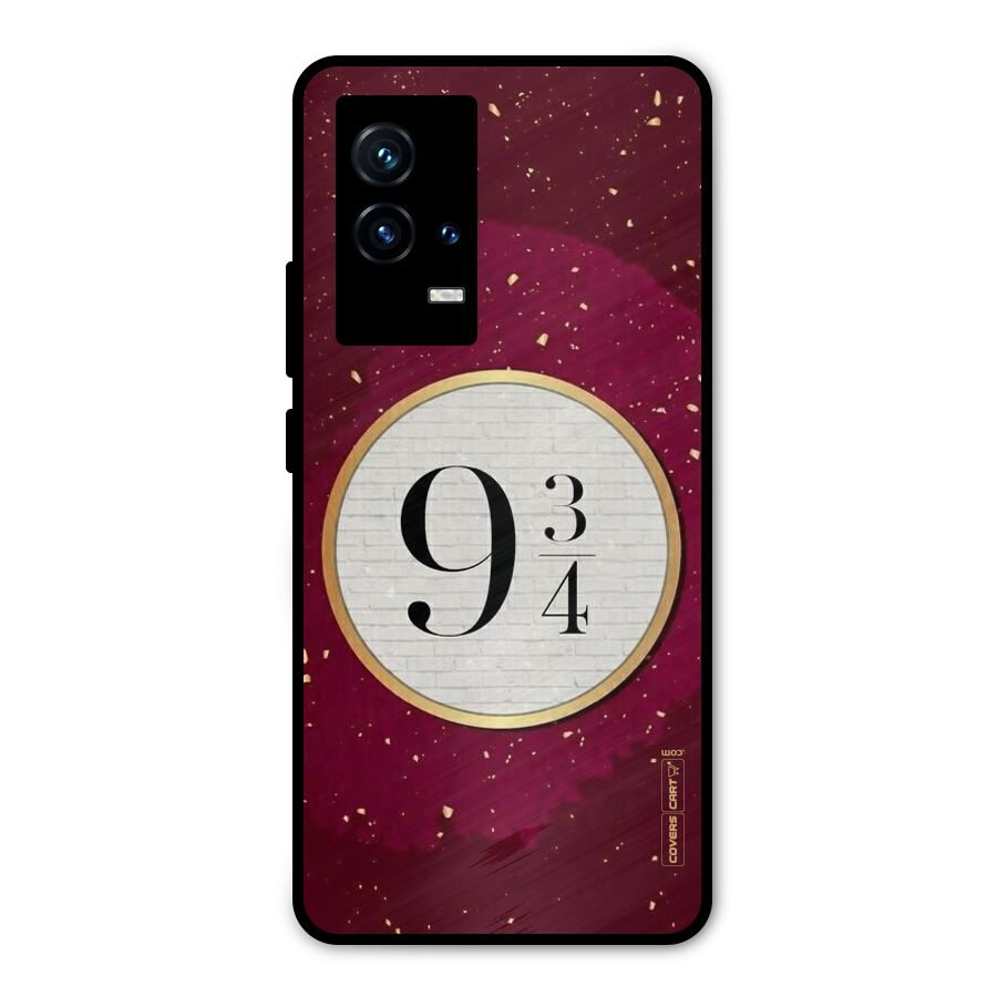 Magic Number Metal Back Case for iQOO 9 5G