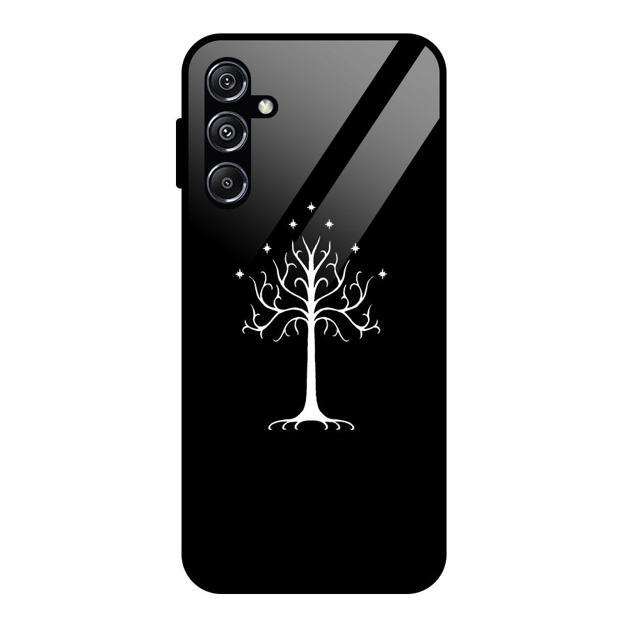 Magic Tree Glass Back Case for Galaxy M34 5G