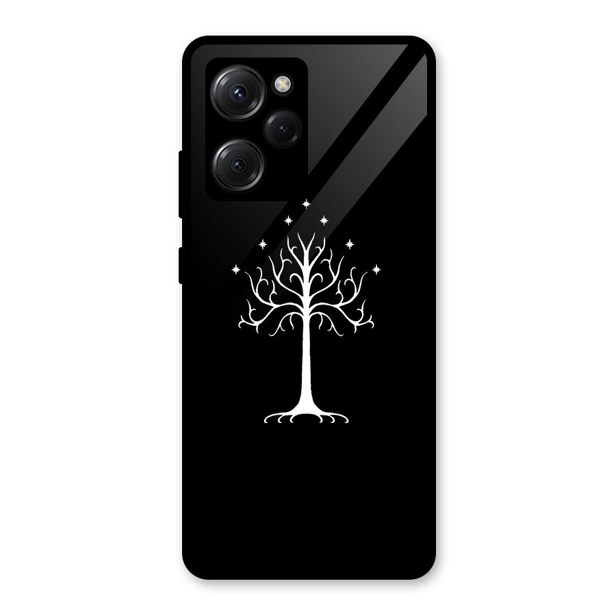Magic Tree Glass Back Case for Poco X5 Pro