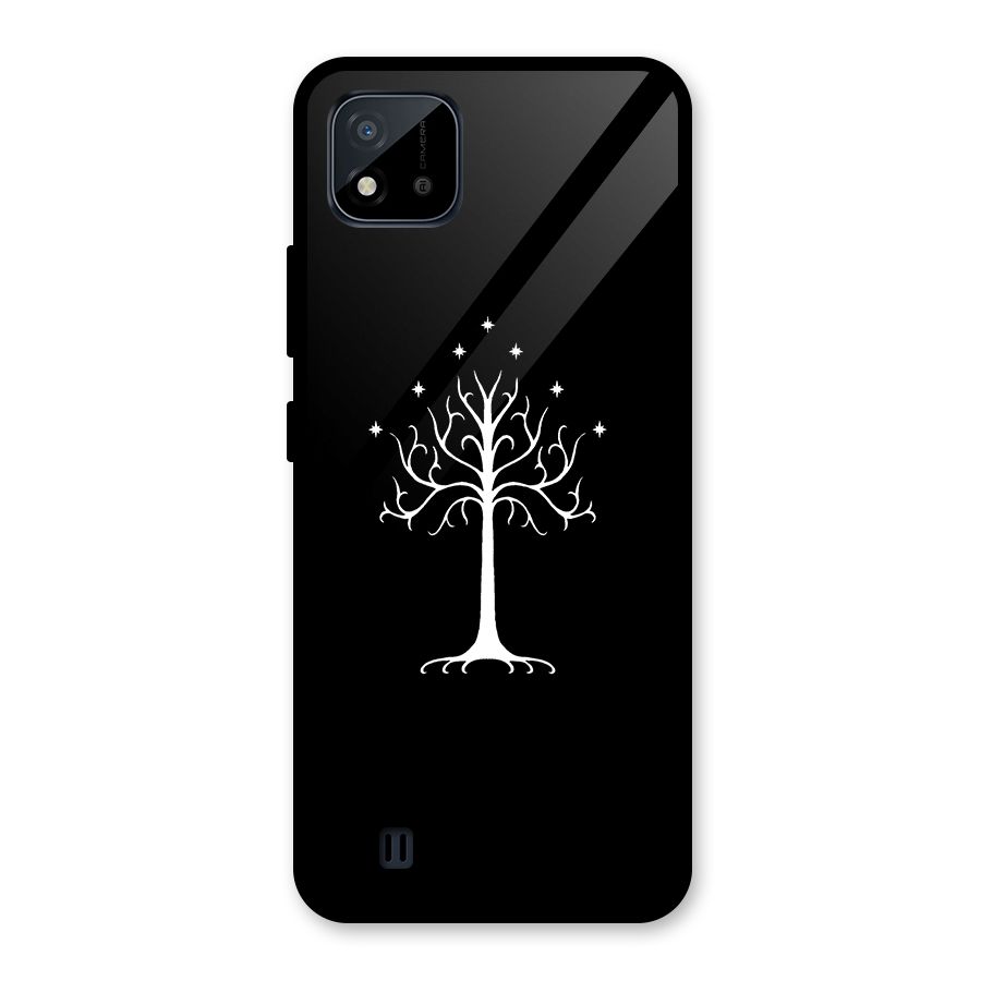 Magic Tree Glass Back Case for Realme C11 2021