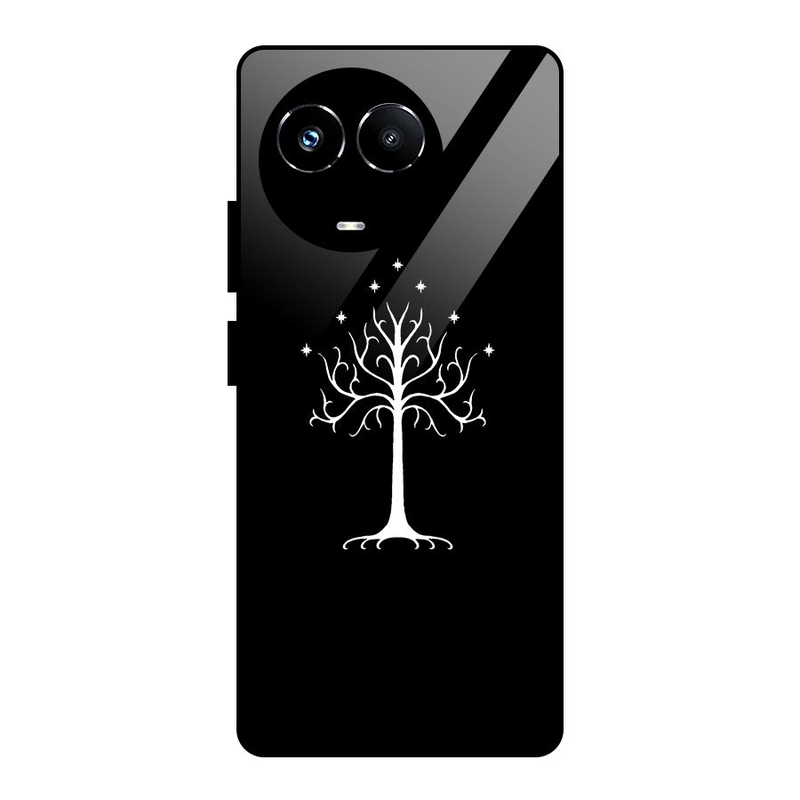 Magic Tree Glass Back Case for Realme Narzo 60X