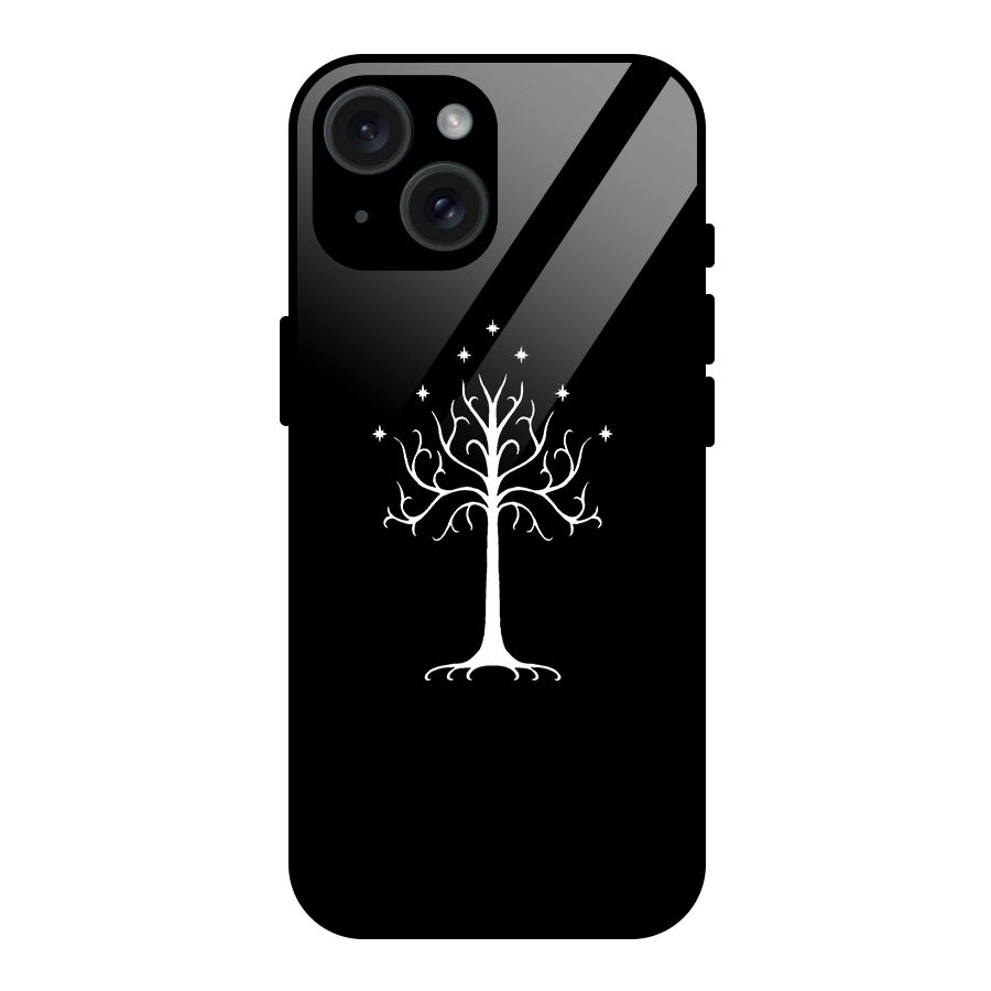 Magic Tree Glass Back Case for iPhone 15