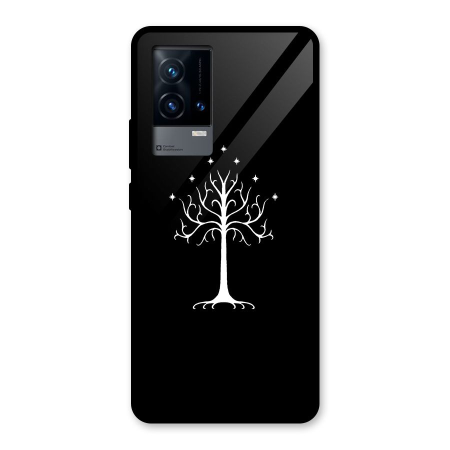 Magic Tree Glass Back Case for iQOO 9 5G
