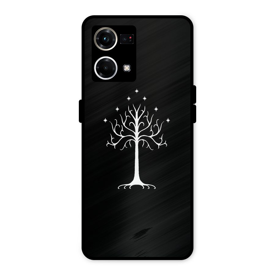 Magic Tree Metal Back Case for Oppo F21s Pro 4G
