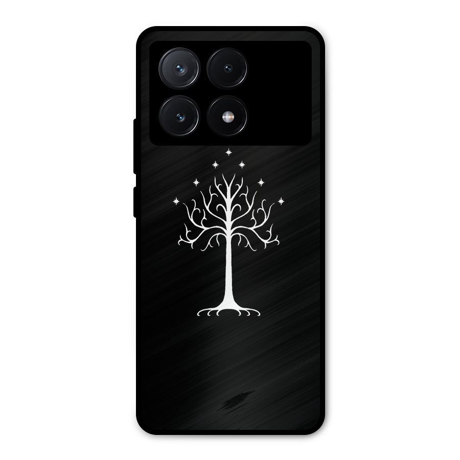 Magic Tree Metal Back Case for Poco X6 Pro