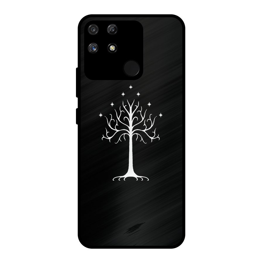 Magic Tree Metal Back Case for Realme Narzo 50A