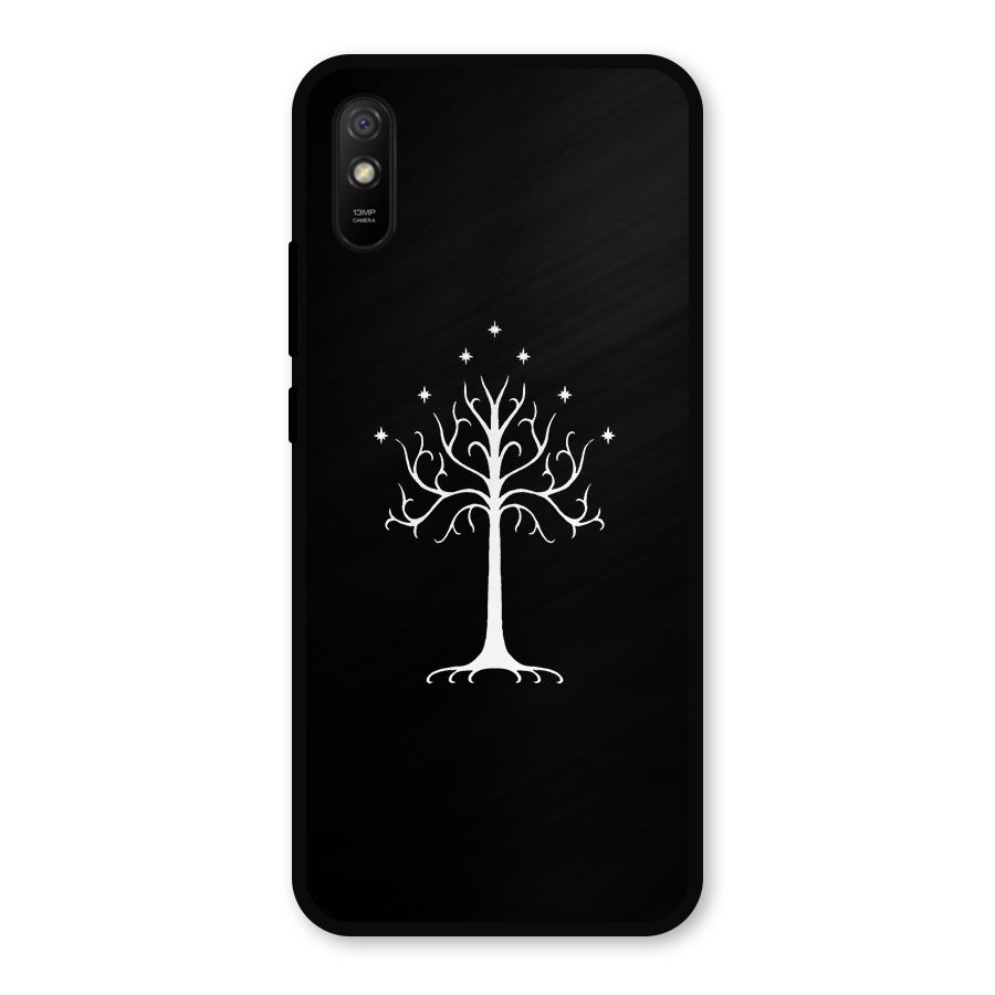 Magic Tree Metal Back Case for Redmi 9a