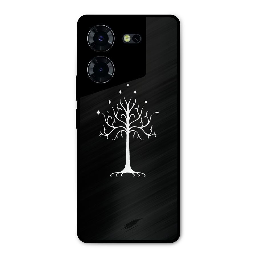 Magic Tree Metal Back Case for Tecno Pova 5 Pro 5G