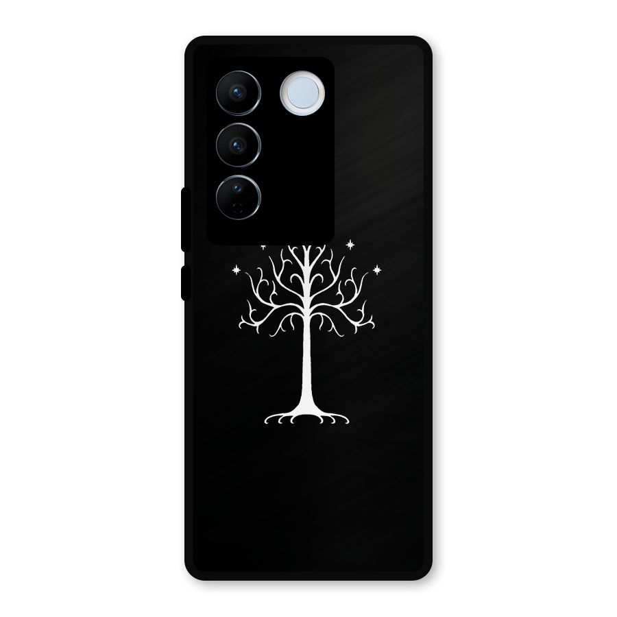 Magic Tree Metal Back Case for Vivo V27 Pro