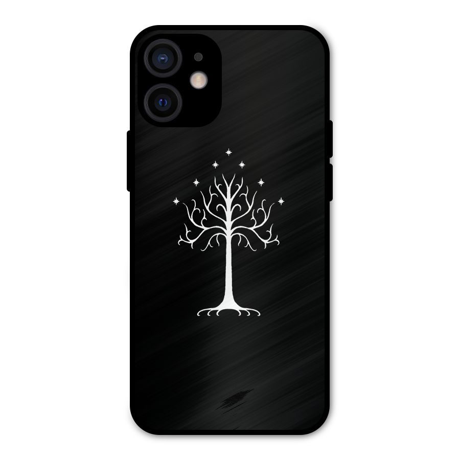 Magic Tree Metal Back Case for iPhone 12 Mini