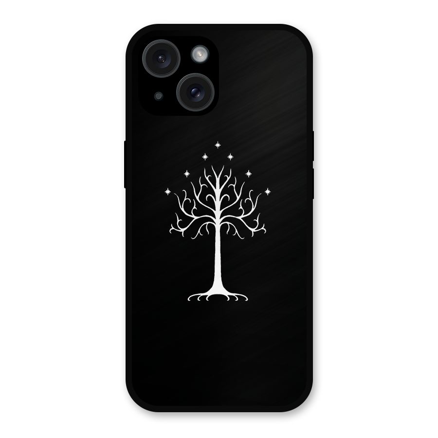 Magic Tree Metal Back Case for iPhone 15