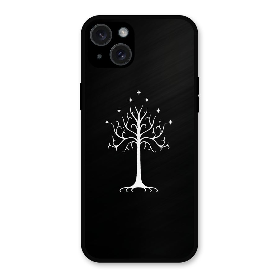 Magic Tree Metal Back Case for iPhone 15 Plus
