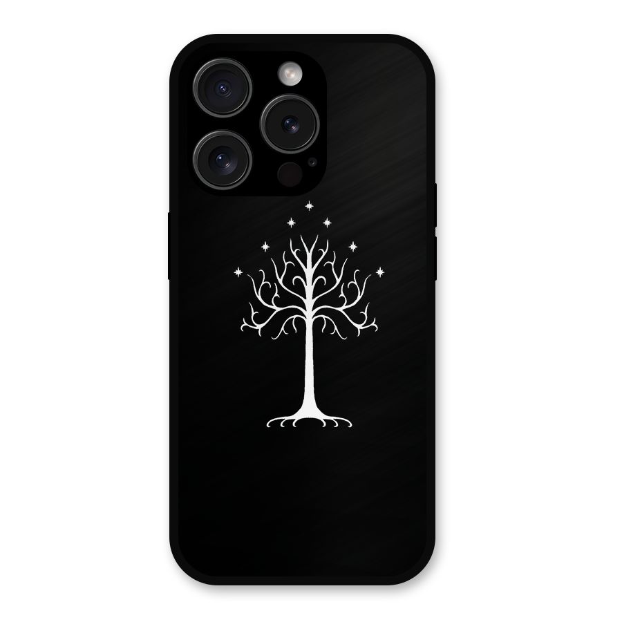 Magic Tree Metal Back Case for iPhone 15 Pro