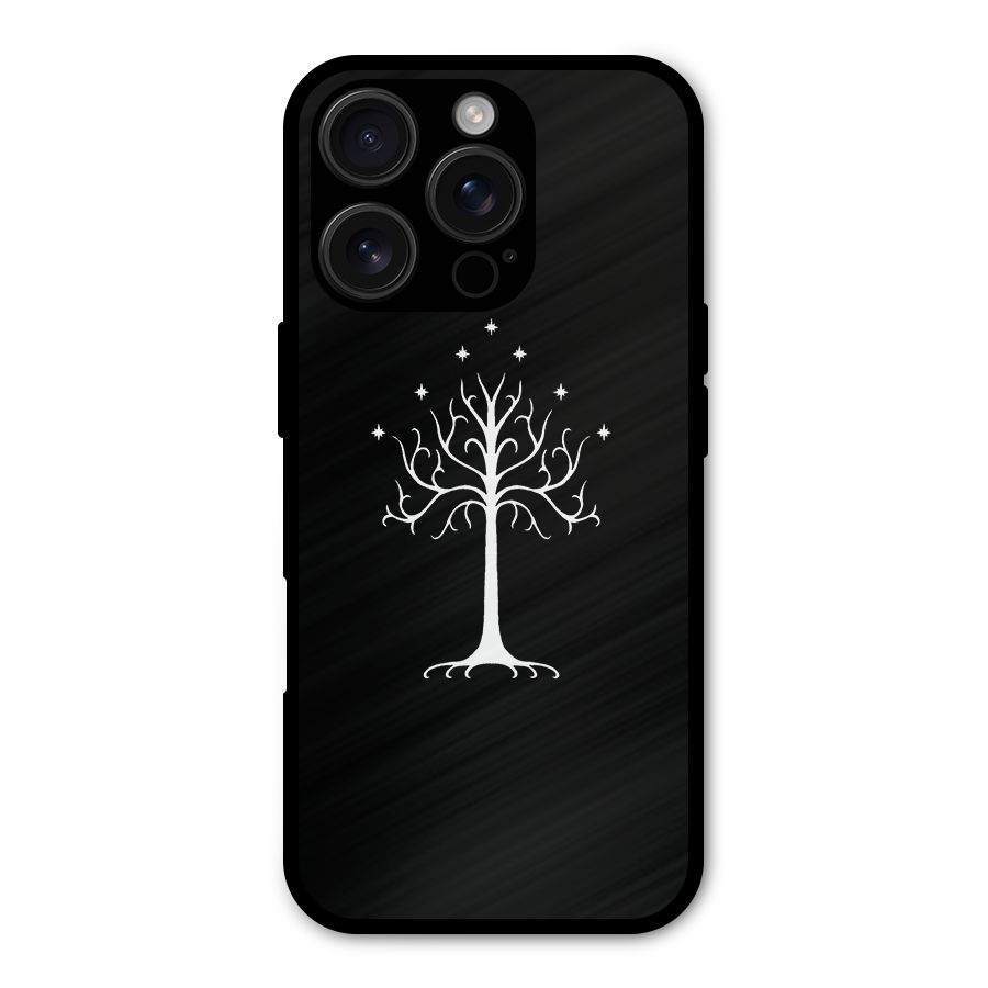 Magic Tree Metal Back Case for iPhone 16 Pro