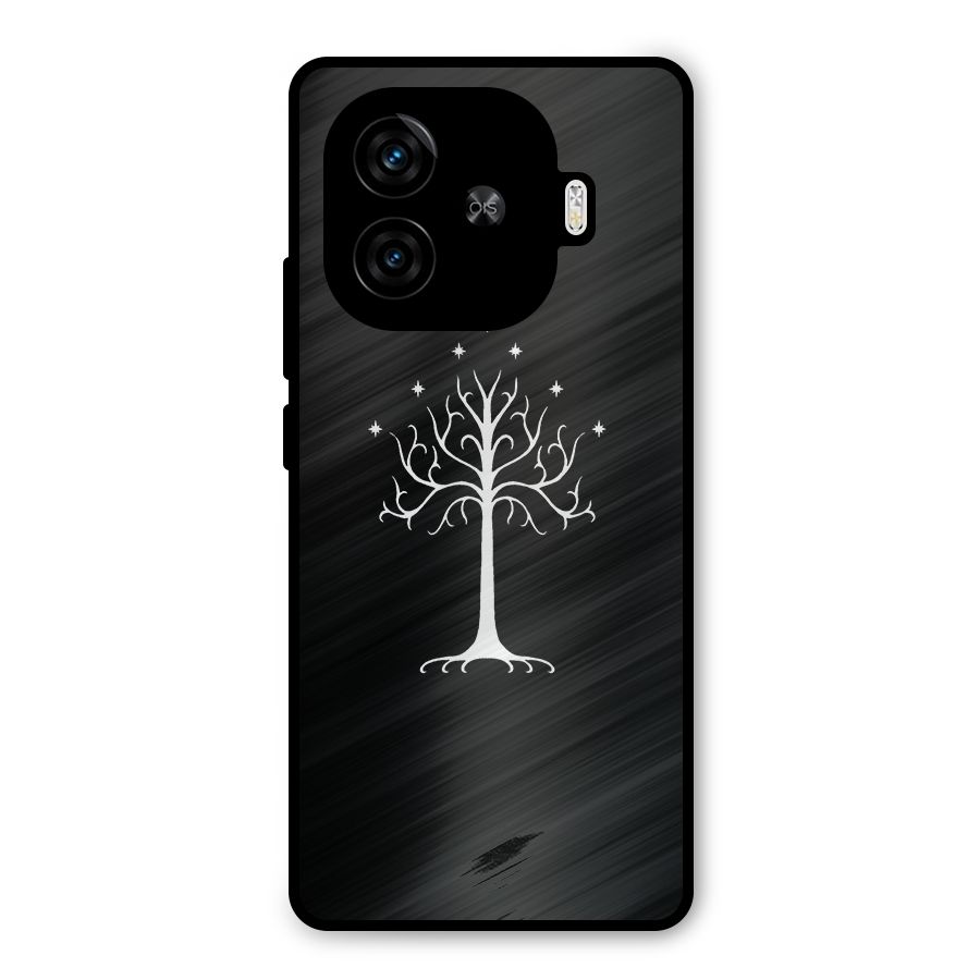 Magic Tree Metal Back Case for iQOO Z9 Turbo