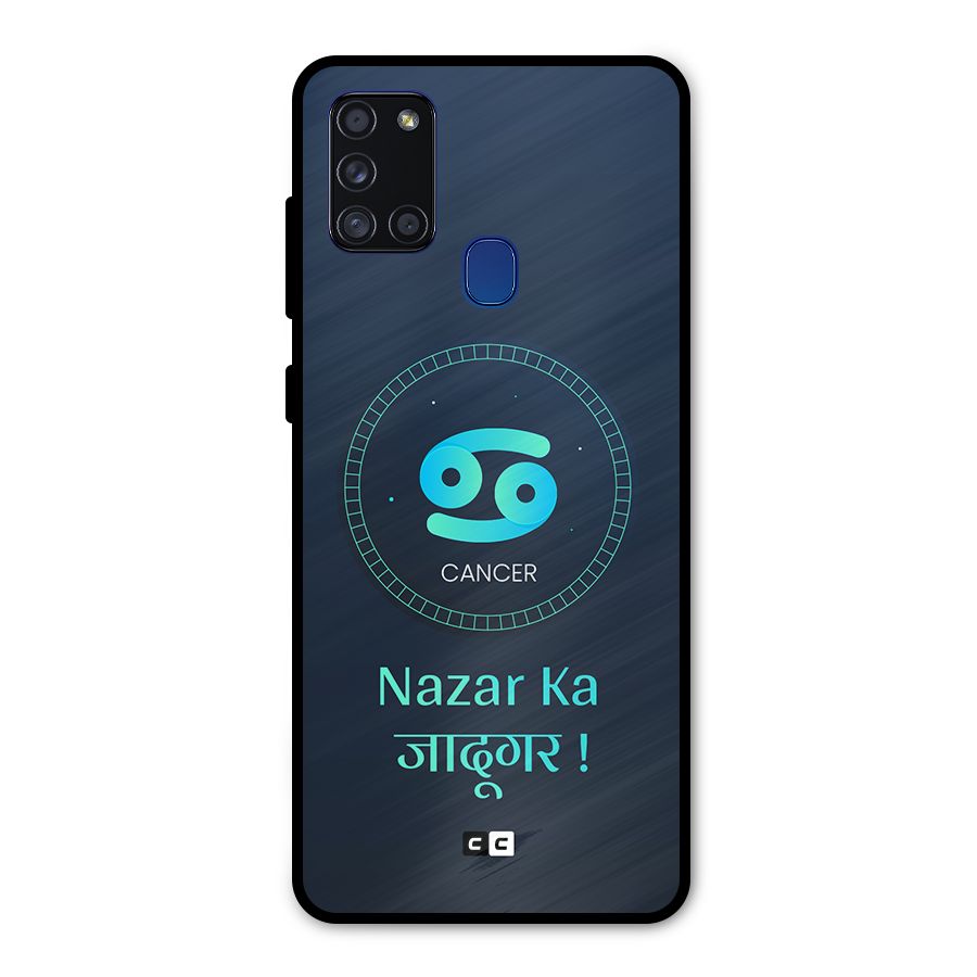 Magical Cancer Metal Back Case for Galaxy A21s