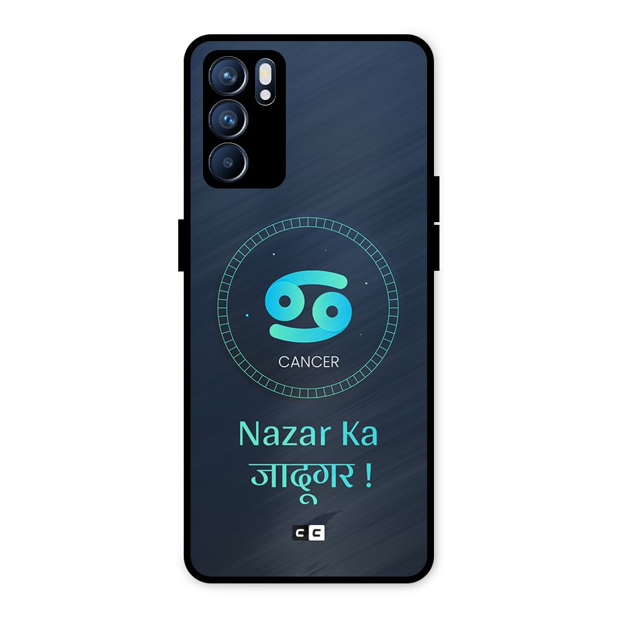 Magical Cancer Metal Back Case for Oppo Reno6 5G