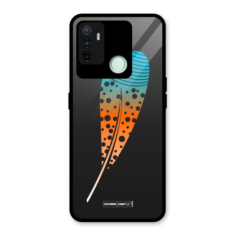 Magical Feather Glass Back Case for Oppo A53