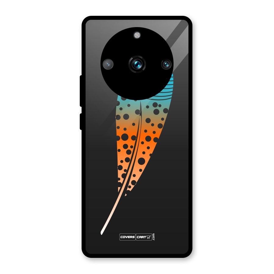 Magical Feather Glass Back Case for Realme Narzo 60 Pro