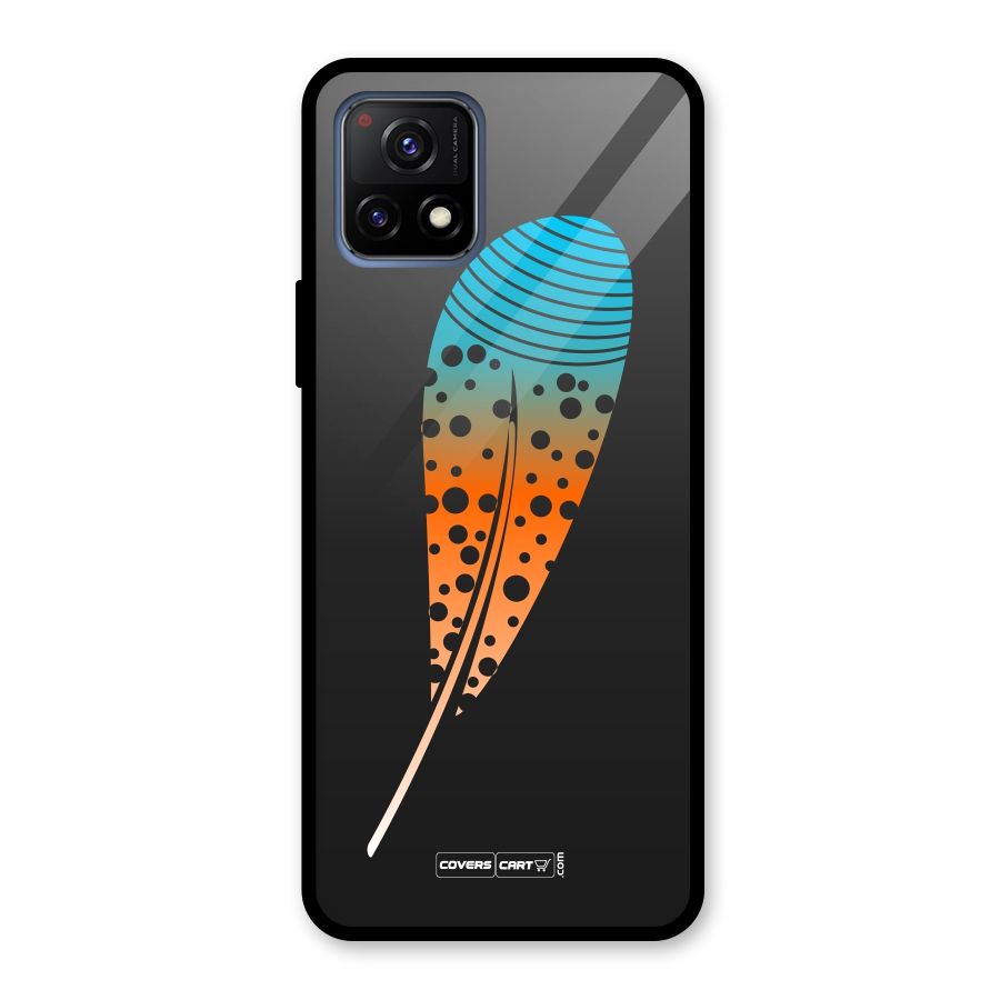 Magical Feather Glass Back Case for Vivo Y72 5G