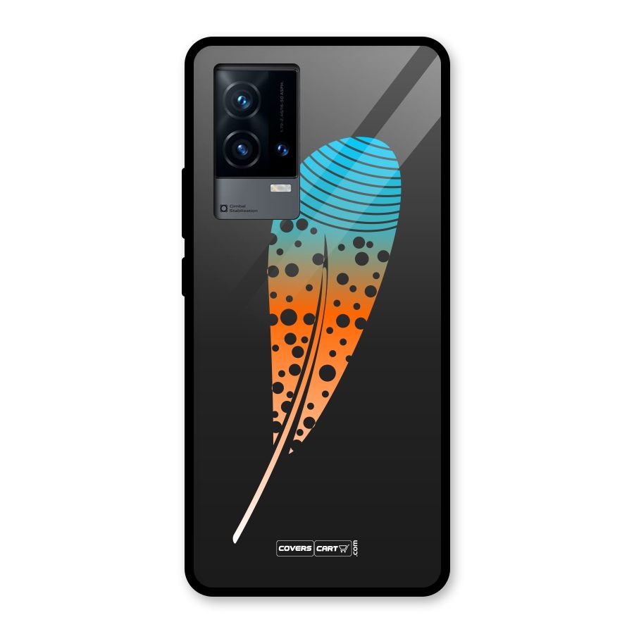 Magical Feather Glass Back Case for iQOO 9 5G