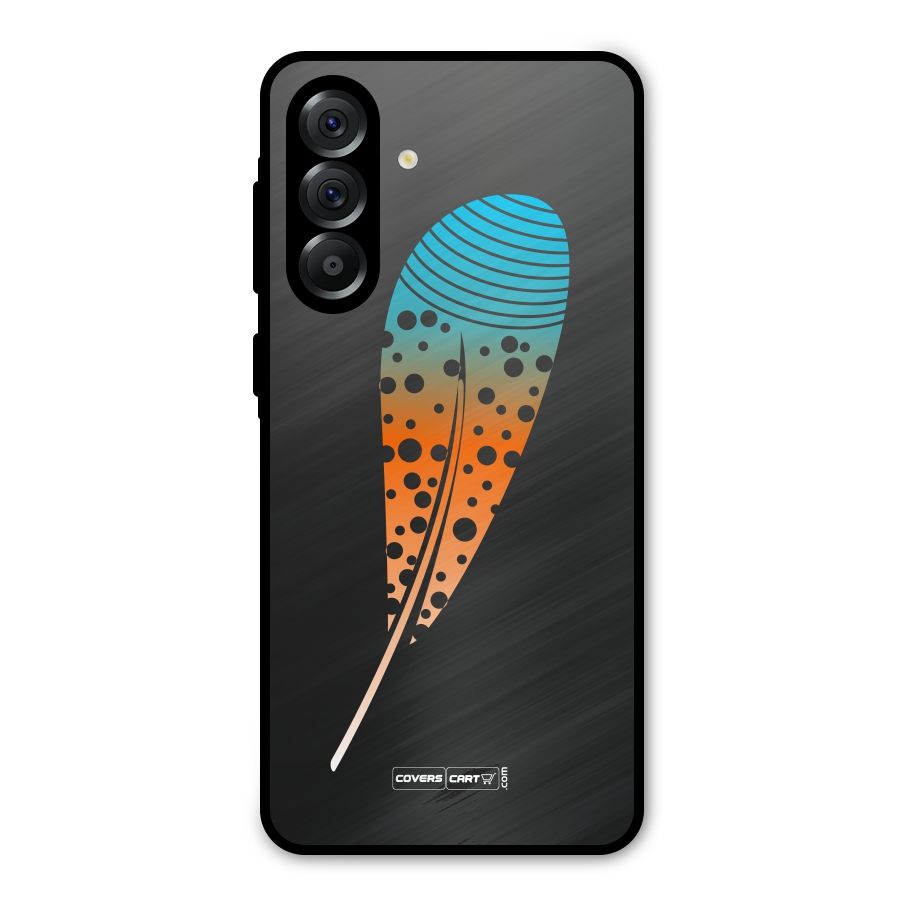Magical Feather Metal Back Case for Galaxy A36