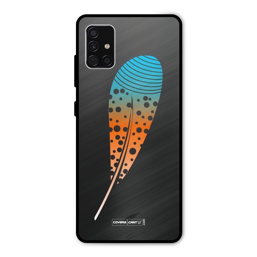 Magical Feather Metal Back Case for Galaxy A51