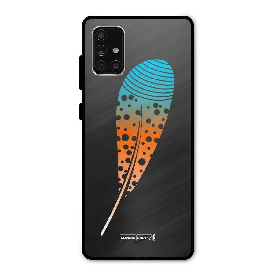 Magical Feather Metal Back Case for Galaxy A71