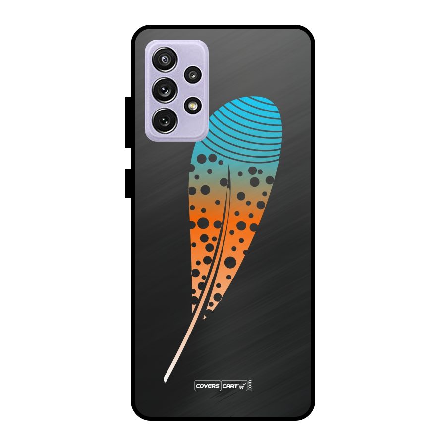 Magical Feather Metal Back Case for Galaxy A72