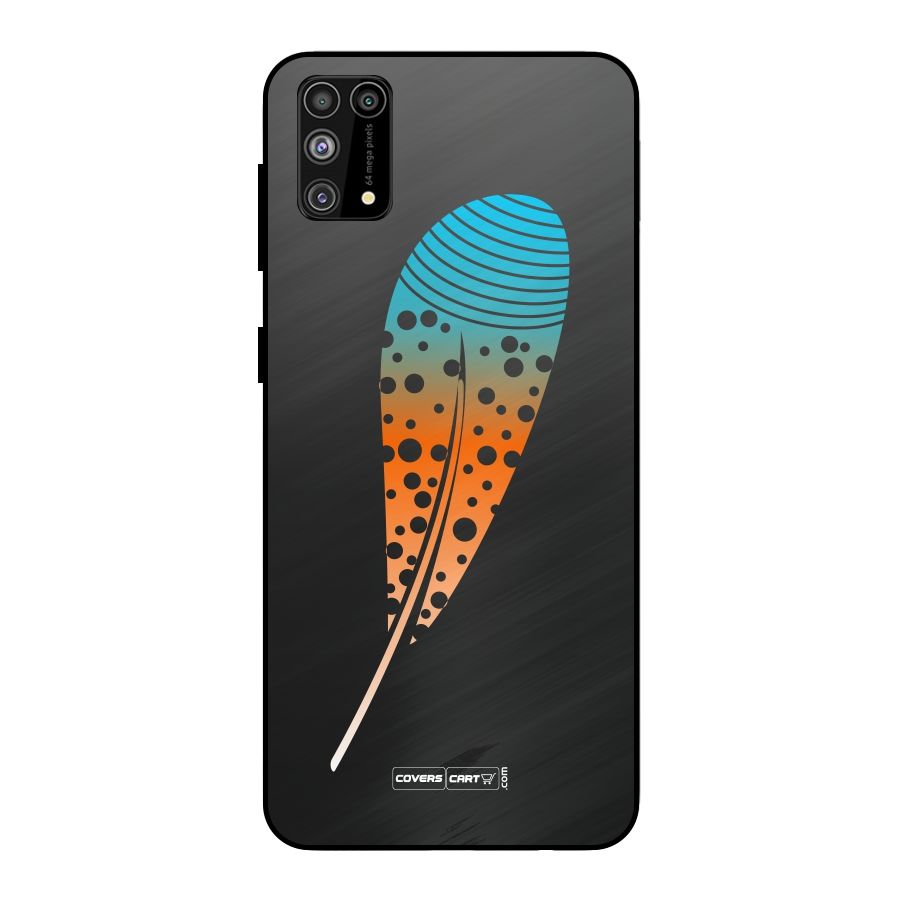 Magical Feather Metal Back Case for Galaxy F41