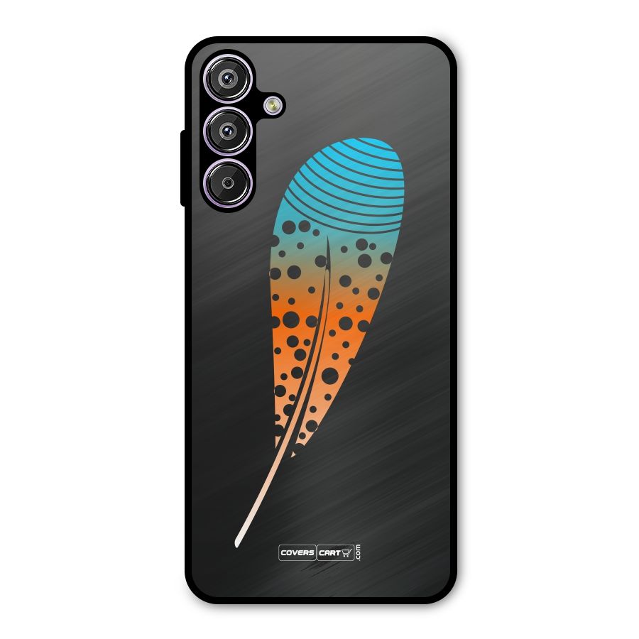 Magical Feather Metal Back Case for Galaxy M15