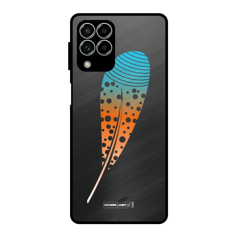 Magical Feather Metal Back Case for Galaxy M33