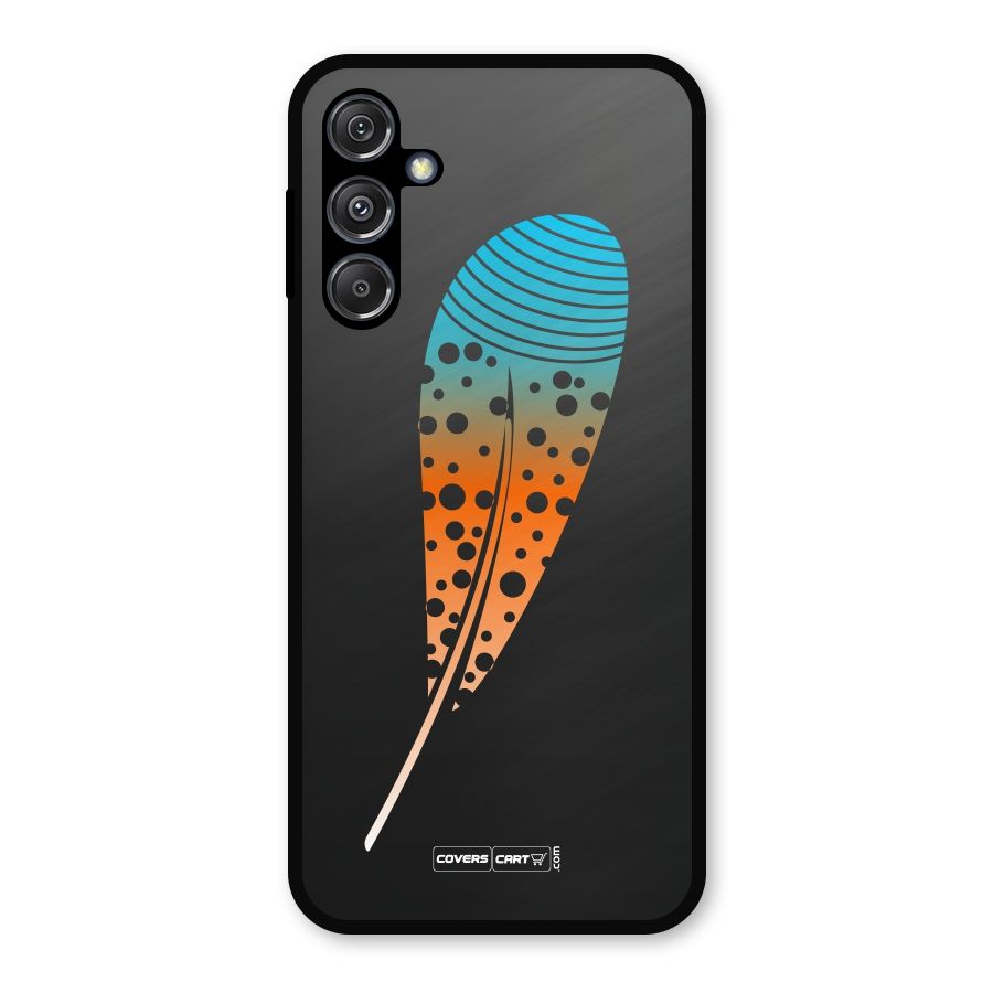 Magical Feather Metal Back Case for Galaxy M34 5G