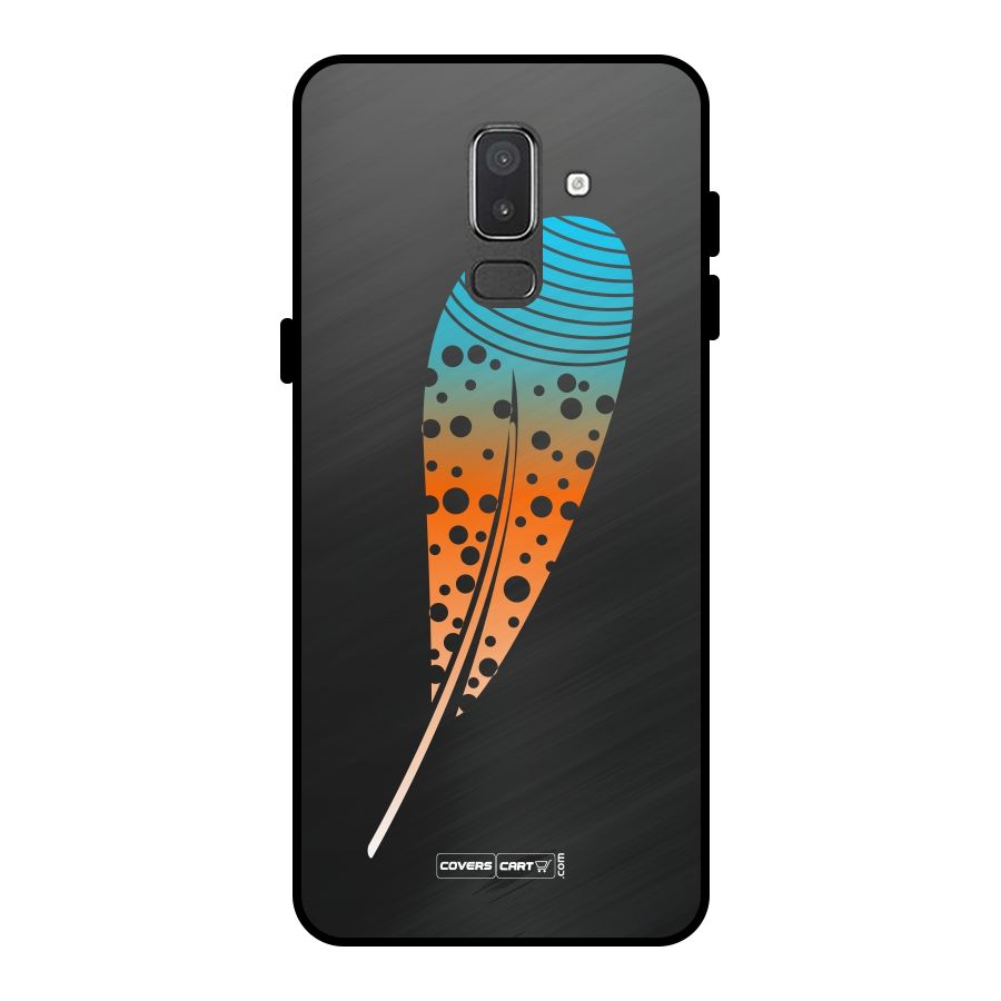 Magical Feather Metal Back Case for Galaxy On8 (2018)