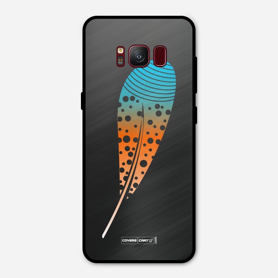 Magical Feather Metal Back Case for Galaxy S8