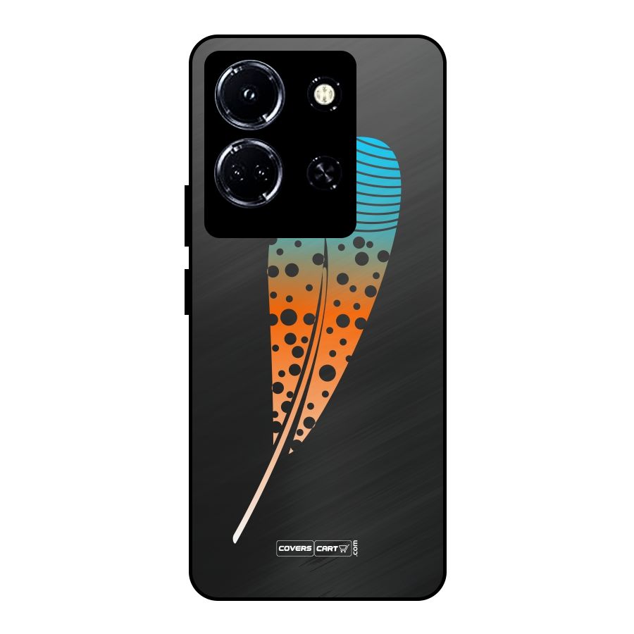 Magical Feather Metal Back Case for Infinix Note 30 5G