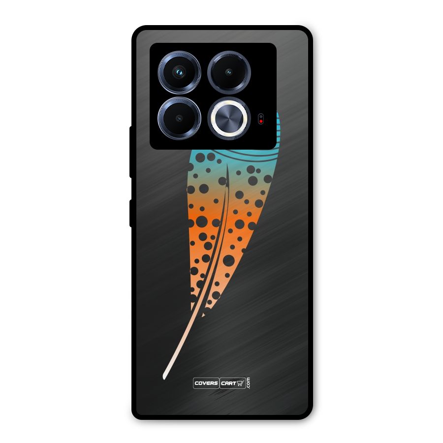 Magical Feather Metal Back Case for Infinix Note 40 5G