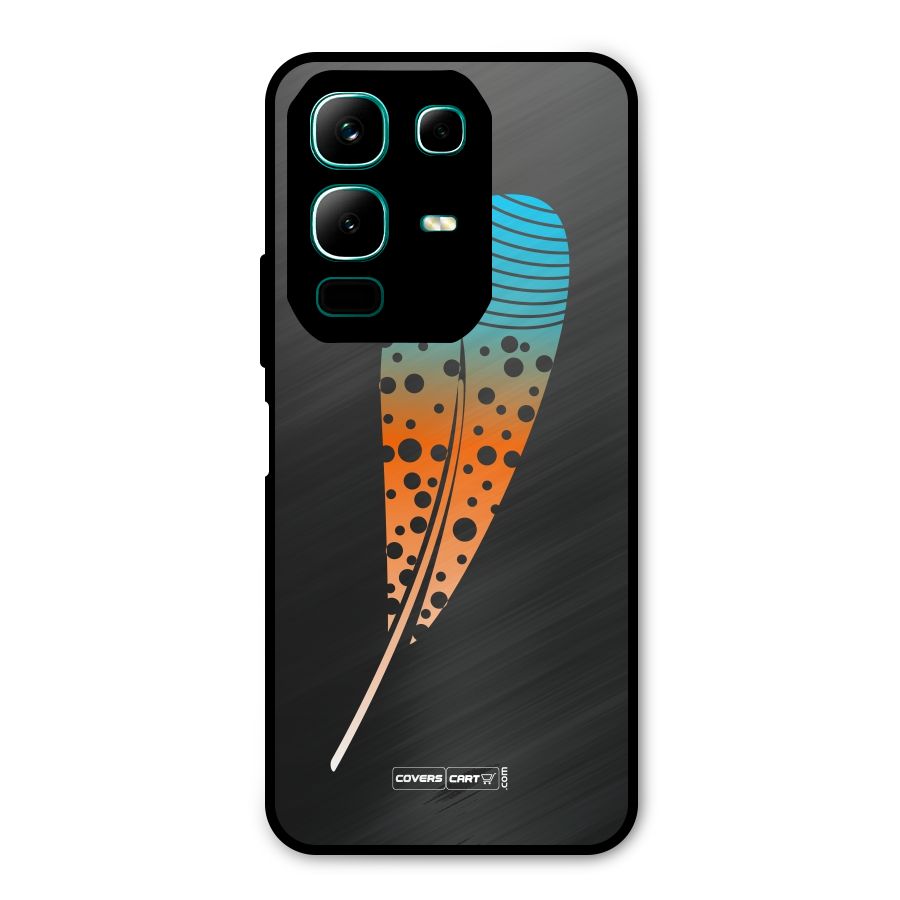 Magical Feather Metal Back Case for Infinix Note 50x
