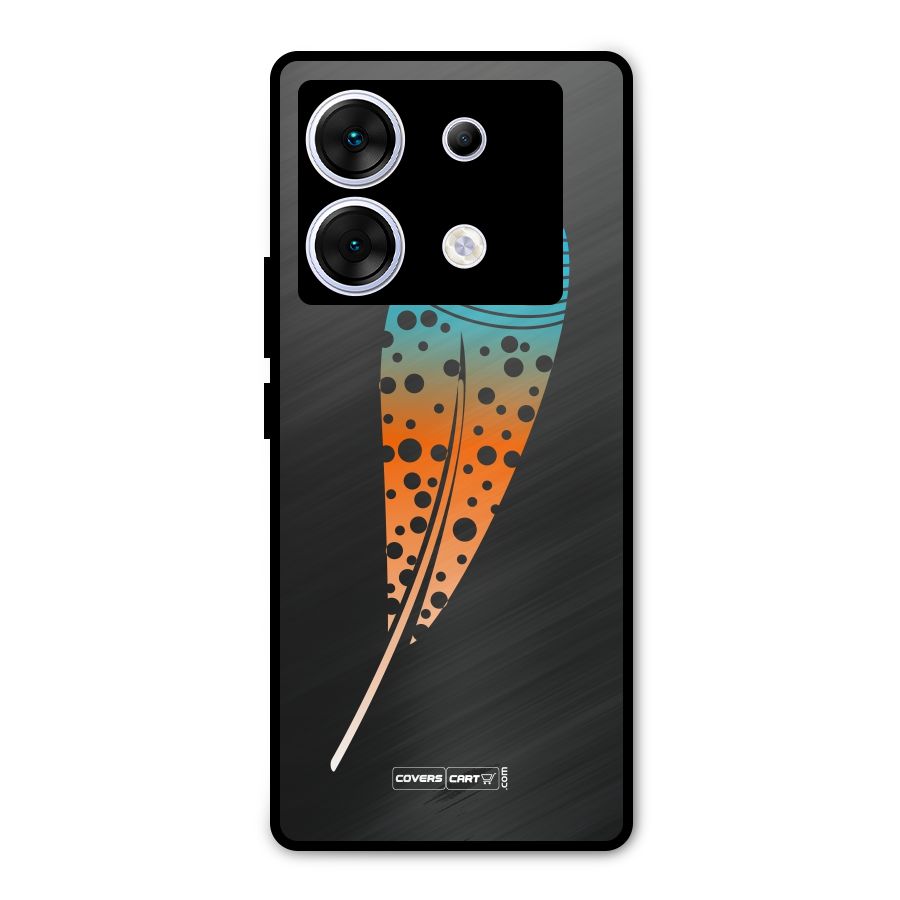 Magical Feather Metal Back Case for Infinix Zero 30 5G